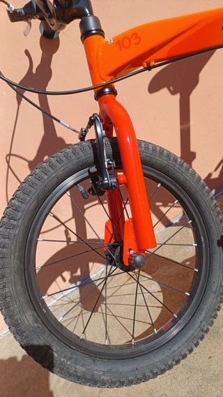 Bici infantil Monty 103 16 naranja
