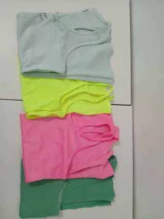 Lote 4 Camisetas Tirantes Talla M