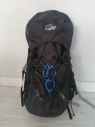 Mochila Trekking Lowe Alpine Pro Negra/Azul