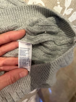 Jersey Tommy Hilfiger Gris Talla XL