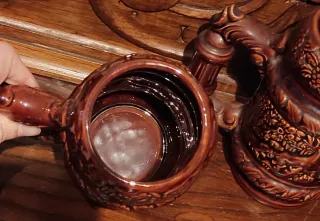 Juego de jarras de cerámica