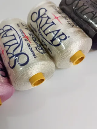 7 Bobinas Hilo Rayón Viscosa Skylab