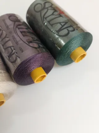 7 Bobinas Hilo Rayón Viscosa Skylab