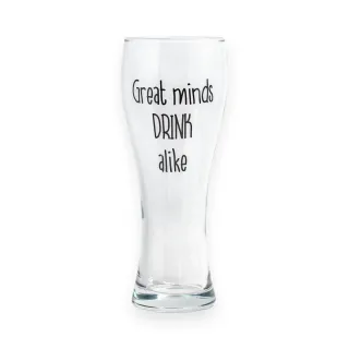 Bicchiere da Birra Great Minds Drink Alike