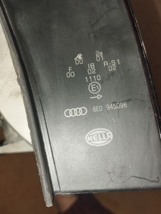 Piloto trasero derecho (pasajero) Audi A4 B6