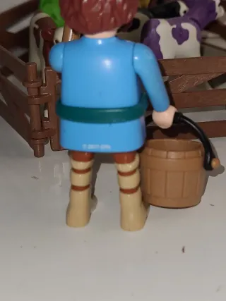 Lote 49. Ganadero playmobil