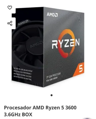 Procesador AMD Ryzen 5 3600 3.6GHz BOX