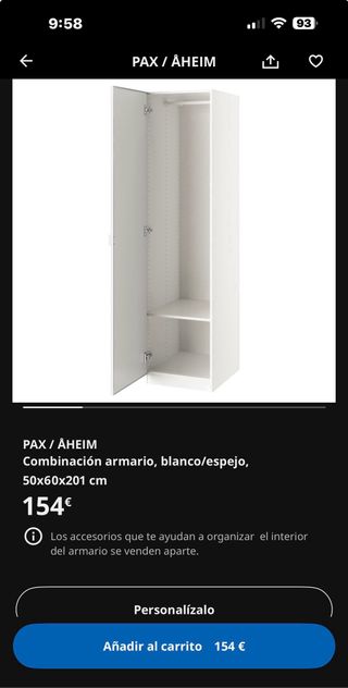 Mueble espejo madera Ikea urge por mudanza
