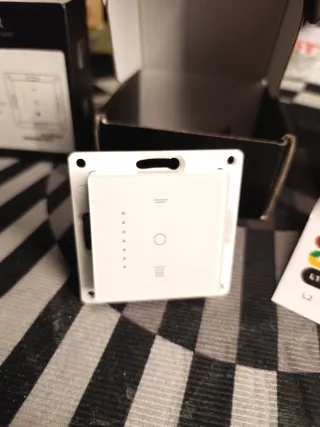 Interruptor de persiana eléctrica blanco