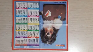 Calendario 1989 Tele Indiscreta