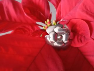 Anillo Plata 925 Flor Talla 19/20