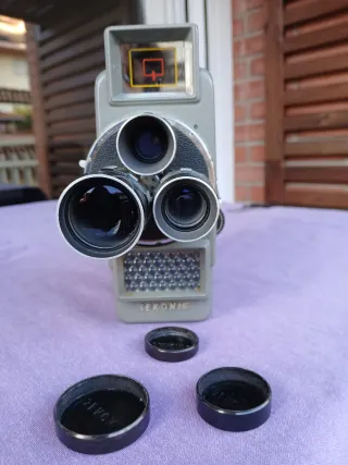 Cámara de cine Sekonic 8mm antigua