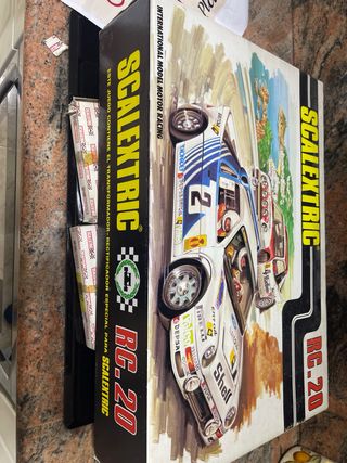 Scalextric R.C. 20 con pistas adicionales