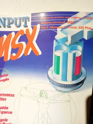 2 revistas input msx, año 1 n 3 y año 2 n 20