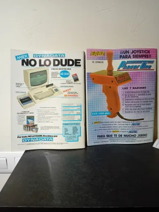 2 revistas input msx, año 1 n 3 y año 2 n 20