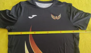 Camiseta Joma Talla L Negra con Diseño