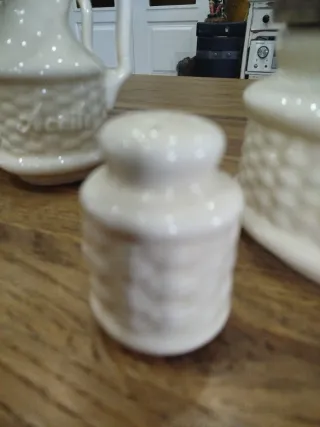 Juego de cocina vintage de cerámica