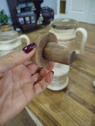 Juego de cocina vintage de cerámica