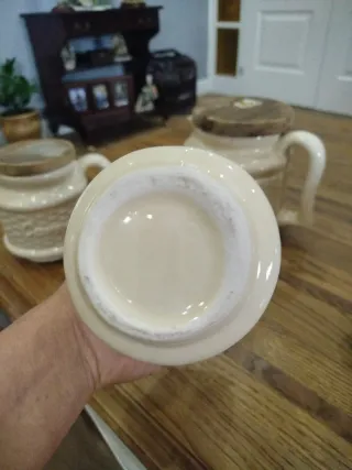 Juego de cocina vintage de cerámica