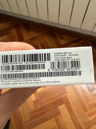 Honor 400 Lite Negro