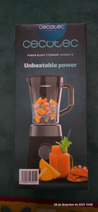 Batidora Cecotec Power Black Titanium