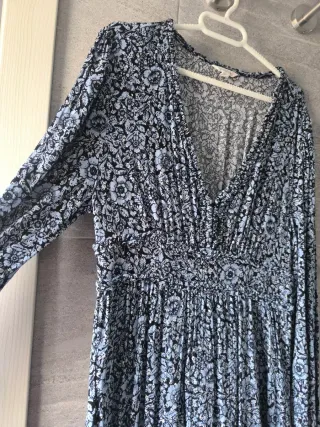 Vestido largo estampado Springfield