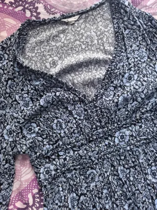 Vestido largo estampado Springfield