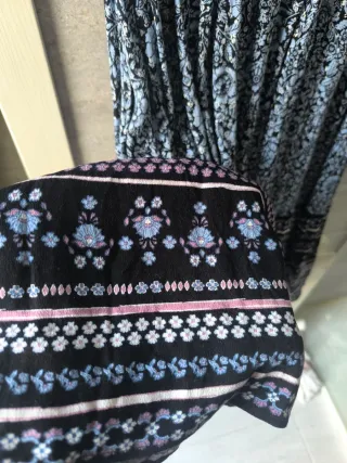 Vestido largo estampado Springfield