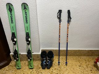 Esquís + Botas esquí + palos