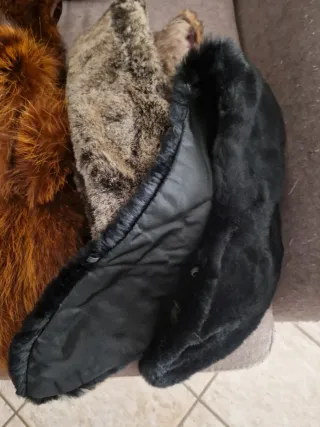 Lotto 15 pezzi colletti pelliccia