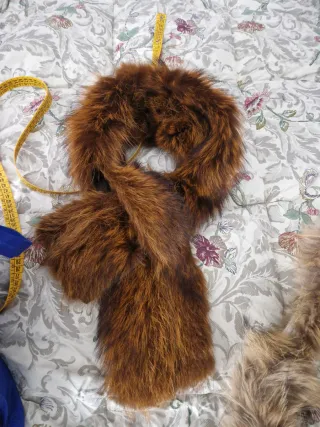 Lotto 15 pezzi colletti pelliccia