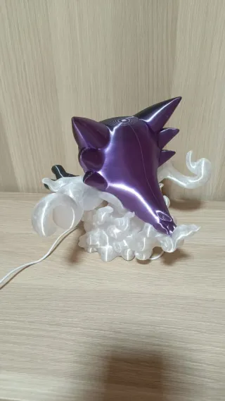 Figura Pokémon Haunter com luzes LED RGB