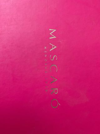 Sandalias Mascaró mujer rojas y beige