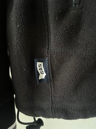 Chaqueta GAS Negra con cremallera