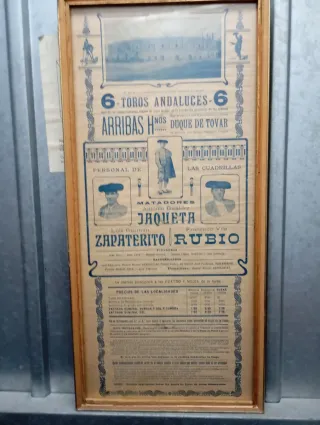 Carteles Toros Valencia Barcelona 1900-23.Desde80€