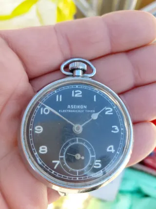 Orologio da tasca vintage Aseikon anni 80