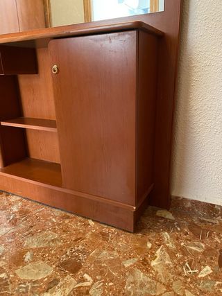 Mueble recibidor de madera