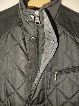 Abrigo acolchado Peter Cofox Talla M Negro