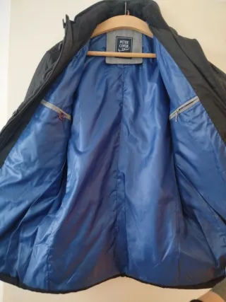 Abrigo acolchado Peter Cofox Talla M Negro