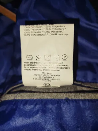 Abrigo acolchado Peter Cofox Talla M Negro