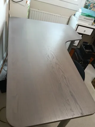 Tablero de madera para escritorio y 8 patas