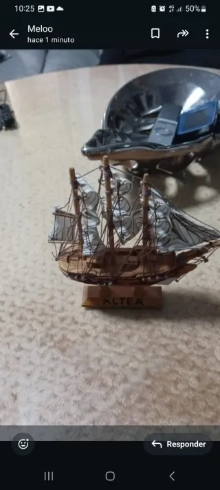 Maqueta de barco velero