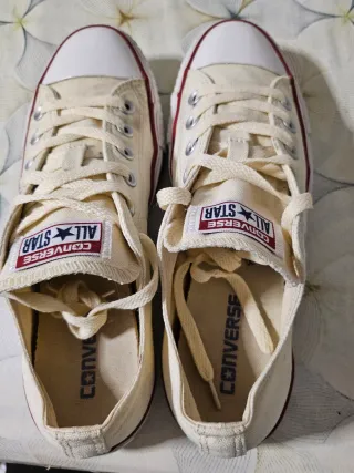 Zapatillas Converse Beige Bajas