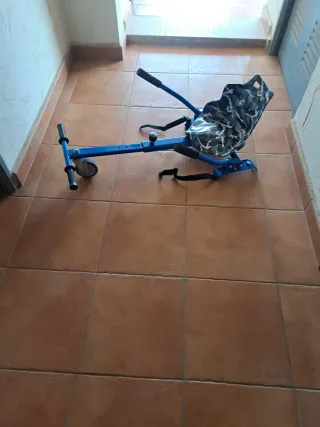 Asiento para hoverboard azul