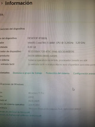 Ordenador HP i5-4460 Completo