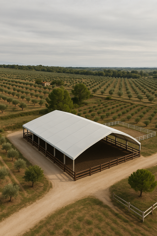 Carpa hípica y cubierta centros ecuestres La Rioja