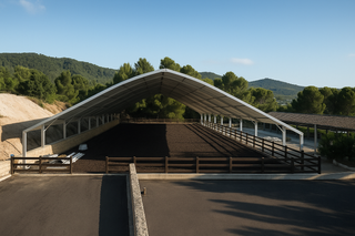 Carpa hípica y cubierta centros ecuestres La Rioja