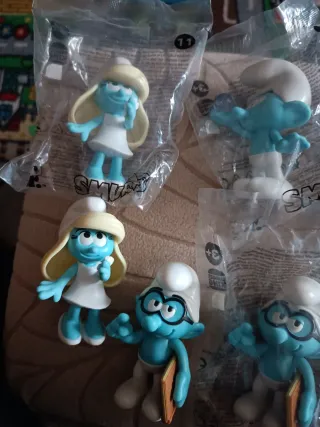 Lote Figuras Los Pitufos