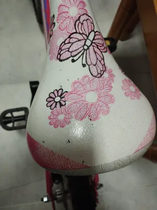 Bicicleta infantil 16 pulgadas rosa