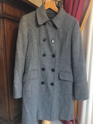 Max Mara Cappotto Pura Lana Vergine Grigio